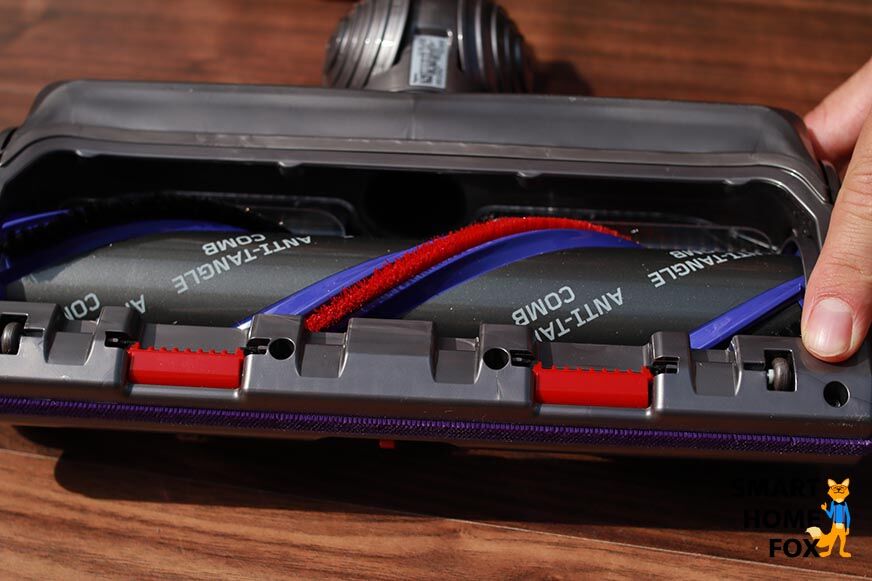 Rollen an der Bürste